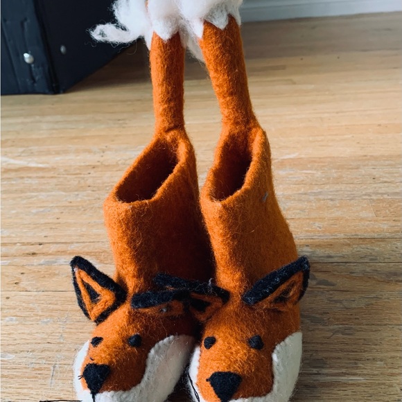 Toddler 3-4 years olds slippers fox - Picture 2 of 4